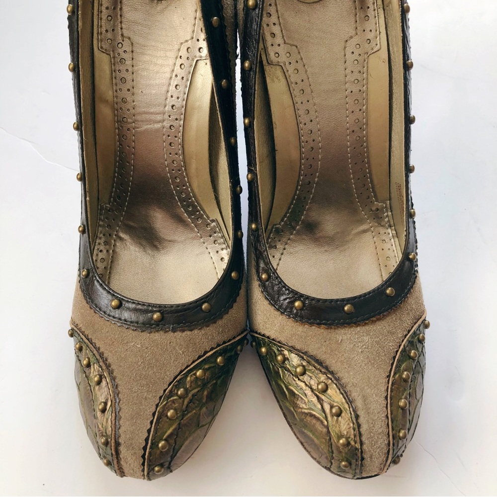 Sam Edelman Studded Suede Heels | Size 7.5 - Picture 6 of 13